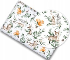 Baby Fitted Crib Sheet 100% Cotton 90x40cm For Crib Toddler Bed Green Glade Baby Bed Sheet price