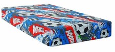 100% COTTON BABY BED FITTED SHEET PRINTED DESIGN,CRIB 90x40cm,Football Baby Bed Sheet price