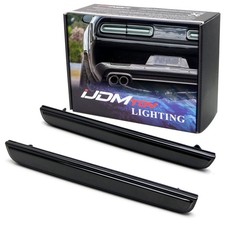 Blackout Smoked Lens Rear Bumper Reflector Lenses For 2015-up Dodge Challenger Lenses price