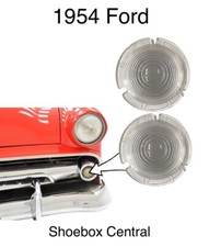 1954 Ford Park Parking Light Turn Signal Lenses Pair Lenses price