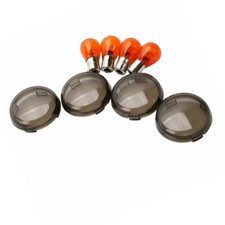 Motorcycle Turn Signal Lenses Bulbs Amber Smoked Lens For Harley softai 08-up Lenses price