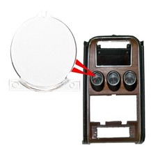 71 72 73 MUSTANG CENTER DASH GAUGE LENSES, SET OF 3 REPLACEMENT LENSES Lenses price