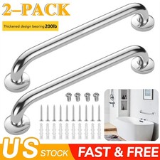 2x Stainless Steel Grab Bar Bathroom Safety Handicap Shower Tub Handle Support Bathtub & Toilet Grab Bars price
