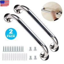 2Pcs Stainless Steel Grab Bar Bathroom Safety Handicap Shower Tub Handle Support Bathtub & Toilet Grab Bars price