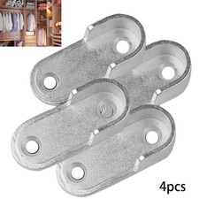 Wardrobe Closet Rod Brackets Fitting Hanger Rail Stainless Steel Standard Wardrobe & Closet price