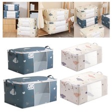 Zipped Wardrobe Closet Organizer Boxes Clear Window Fabric Clothes Bag Wardrobe & Closet price