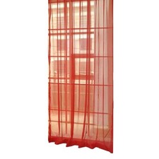 Sheer Voile Curtain Door Casement 2m*1m(L*W)/78.7''x39.4'' Colorful Red Sheer Gordijn price
