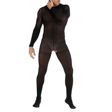 Jumpsuit Nylon Stocking Stockings Fit Hot Comfy Fit Fashion Mens Nylon Heren jumpsuit price