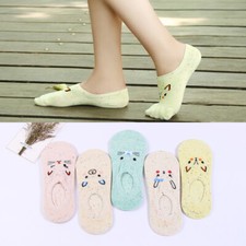 10 Pairs Womens Invisible Nonslip Loafer Boat Liner Low Cut Cotton Socks Animal Dames Sokken Set price