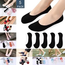 5 Pairs Womens Ankle Boat Liner Invisible No Show Low Cut Cotton Socks Cartoon Dames Sokken Set price