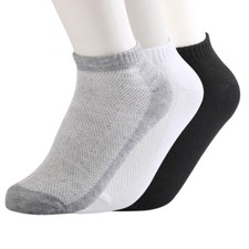 3-6 Pack Mens Womens Bamboo Fiber Loafer Boat Liner Low Cut Breathe Socks Cotton Dames Sokken Set price
