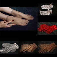 Transparent Sheer Net Ankle Socks for Women 3 Pairs Elastic Nylon Mesh Socks Dames Sokken Set price