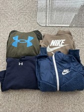 Boys Clothing Lot Size S Qty 4 Sweatshirts Under Amour and Nike Jongens kleding set price