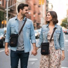 Unisex Messenger Bag  Black  Mini Sling Crossbody Bag Sechunk Unisex Messenger Tas price