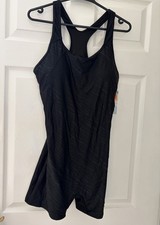 Charmleaks Boyleg Swimsuit UK SIZE 16. Racerback Modest Swimwear. TRIED ON ONLY Modest Swimwear price