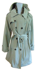 LONDON FOG WOMENS BEIGE REMOVE HOOD RAINCOAT/JACKET SCARF MILITARY TRENCH ~XXL Dames Raincoat price