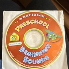 School Zone Preschool Beginning Sounds CD-ROM Windows Macintosh Early Learning Preschool Onderwijs Software price