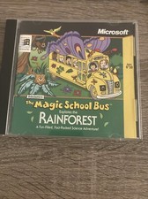 The Magic School Bus Explores the Rainforest (Microsoft 1997) PC CD-ROM Game Preschool Onderwijs Software price