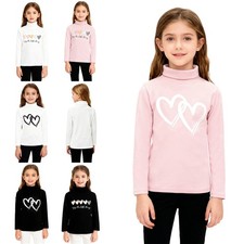 Kids Girls Shirts Base Layer Undershirt Athletic Top Camping Long Sleeve Winter Meisjes ondershirt price