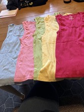 Qty 5 New Girls Children’s Tank Top Undershirt Size S/CH Meisjes ondershirt price