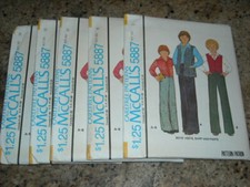 👼🏻 UNCIRCULATED 1977 McCALL'S #5887 - BOYS VEST - SHIRT & PANTS PATTERN 7-14FF Jongens vest price