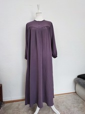 Damen Maxikleid Kleid Longkleid Abaya Langarmkleid Lila Einheitsgröße 36 38 Abaya price