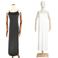 Muslim Plain White Sleeveless Slip Dresses Women Ramadan Under Abaya Inner Dress Abaya price