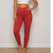 Free People Movement Biker Baby Leggings Coral Space Dye High Rise Skinny m L1 Baby leggings price
