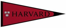 HARVARD UNIVERSITY Official Ivy League School VE-RI-TAS 12x30 Felt PENNANT School Tas price