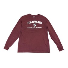 Champion Harvard Business School Long Sleeve Tee Size XL Collegiate VE RI TAS School Tas price
