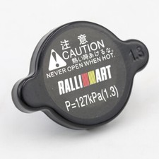 Black Ralliart High Pressure Radiator Cap 1.3bar 15mm for Mitsubishi Lancer EVO Radiator price