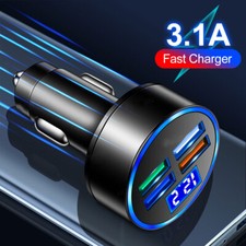 4 Ports USB Car Charge PD charger Fast Charging Charger Adapter For Mobile Phone Mobiele Telefoon Charger price