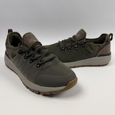 Skechers Relaxed Fit Shoes Mens Size 10.5 Green Water Repellent Hiking SN 66442 Water Schoenen price