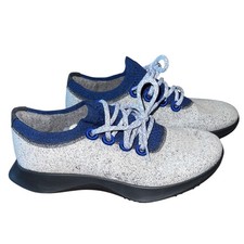 Allbirds Wool Dasher Mizzle Women's 9.5 Grey Blue Running Shoes Water Repellent Water Schoenen price