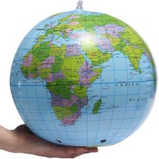 40Cm Inflatable World Globe Map Ball Earth Geography Blow Atlas Educational Toy Map & Globe price