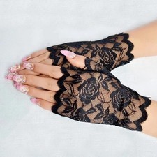 Women’s Lace Fingerless Gloves for Party & Performance Women's Gloves price
