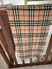 Burberry London Scarf Nova Check - 50% Cashmere 50% Wool Unisex Scarf price