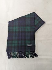 Burberry London Vintage 100% Cashmere Classic Nova Check Green/Blue Scarf Unisex Scarf price
