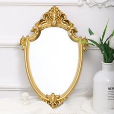 Vintage Ornate Wall Mirror Baroque Carved Gold Framed Hanging Decorative Mirror Framed Mirror price