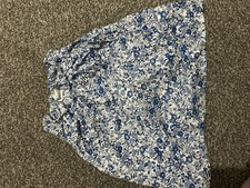 Pretty Floral Blue And White Baby Girl Summer Blouse Top Age 9-12 Months H&M Baby Blouse price