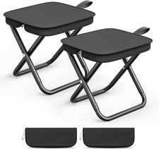 2X Foldable Stools Camping Chair Seat Portable Mini Outdoor Picnic Fishing BBQ Folding Chair price