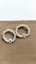 Beaded rings faux pearl minimalist jewellery-Cute valentine's day gift Pearl Ring price