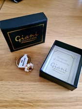 Giani Jewellery Ruby & Pearl Cluster Ring Size R BNIB (multiple available) Pearl Ring price