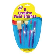 5x Creative Sponge Paint Glue Brushes Set Kids Child Art Craft Painting Colour Baby Gum Brush price