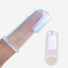 Baby Silicone Finger Toothbrush Soft Teether with Case Gum Tongue Massage Brush Baby Gum Brush price