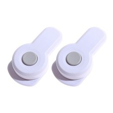 Childproof Toilet Seat Lock - Strong ABS Material 9.2 x 5 cm Easy to Remove Baby Toilet Seat Lock price