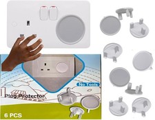 S&D Plug Socket Covers UK Plastic Outlet Plug Covers for sockets UK Protector B Outlet Safety Lock price