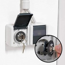 14PCS Zinc Alloy Socket Locks with Key Lockable Power Outlet Child Safety Outlet Safety Lock price