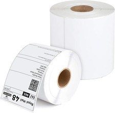 4x6 Direct Thermal Labels 100x150mm 500 Per Roll Shipping Address Barcode Zebra Label price