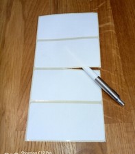 120 Plain White Stickers Self Adhesive address labels 100x50mm Sticky Labels Label price